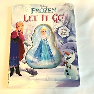Frozen One Elsa Let It Go Spin Elsa Hardcover Book!!!! 2014